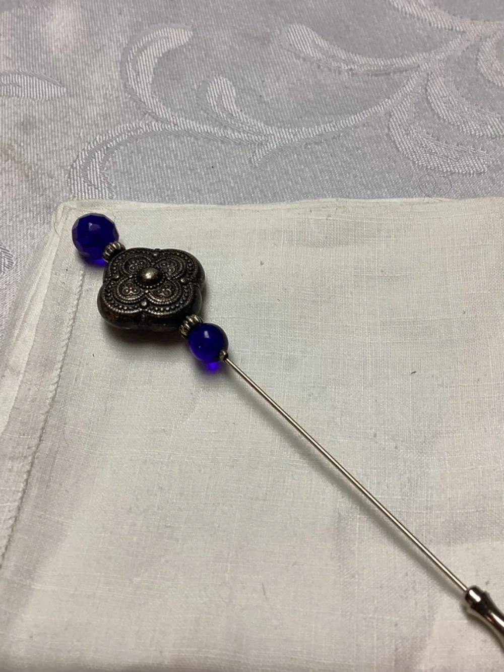 STICK PIN.  BROOCH. LOT HAT PIN. UNIQUE 3 TOTAL